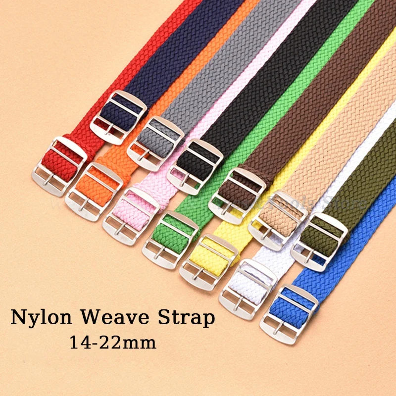 Suede Strap Watch - Nylon Weave Watch Strap for Perlon