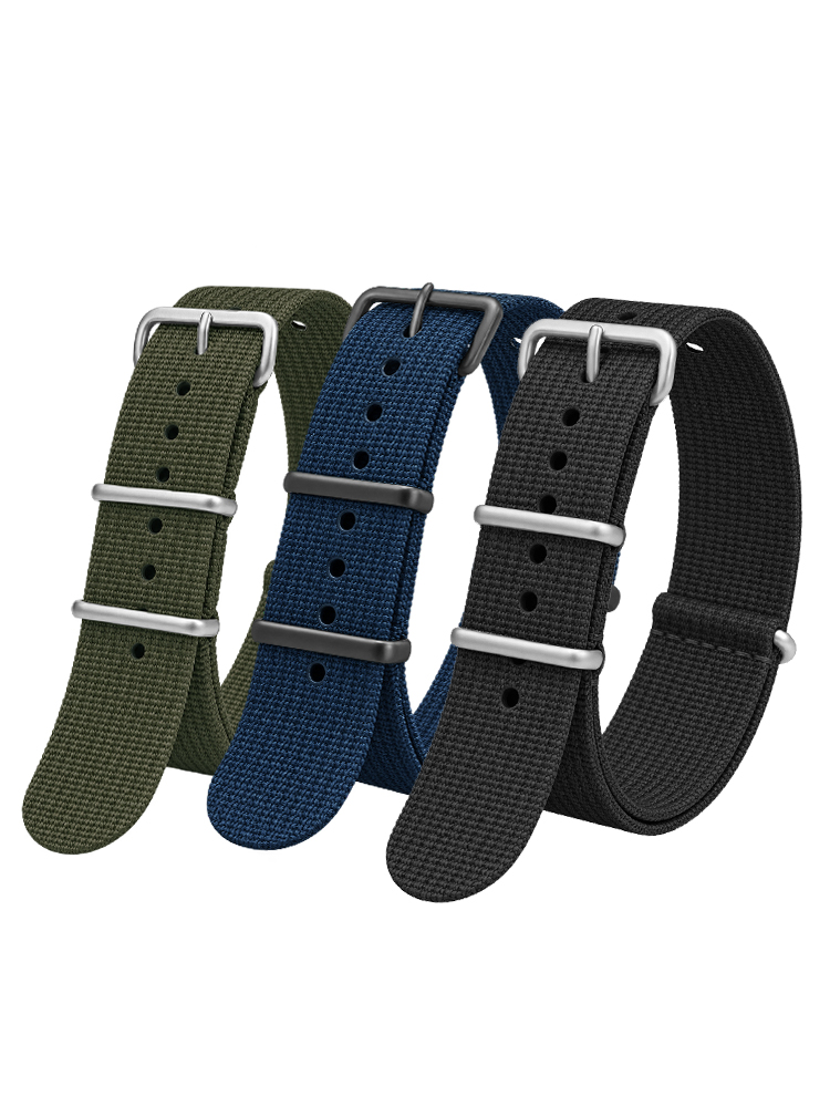 Nato Strap Nylon - Ribbed Nylon Strap For Seiko Military
