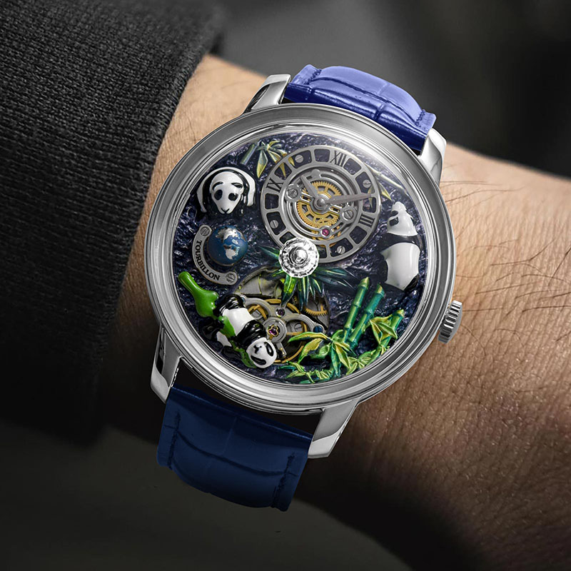 PINDU Brand Design Panda Natio - Omega Watch Constellation review and price