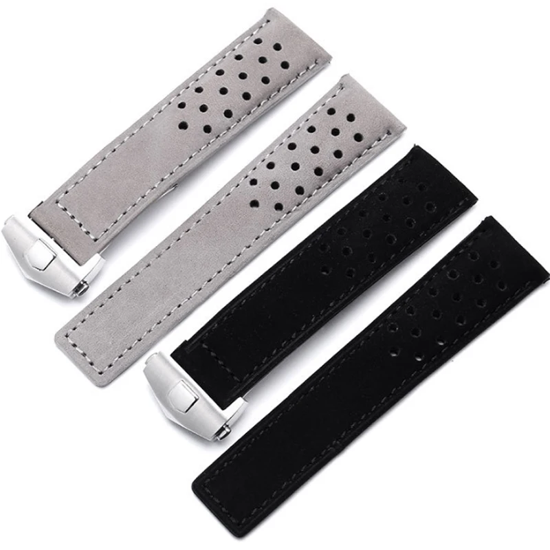 Genuine Leather Wristband for  - Curved Spring Bar review and price