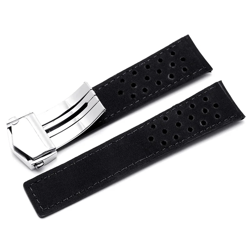 Genuine Leather Wristband for  - Curved Spring Bar review and price