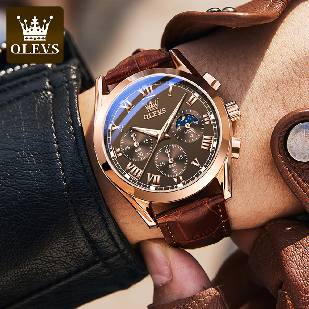 OLEVS 2871 Top Brand Men's Qua - Omega Watch Constellation review and price