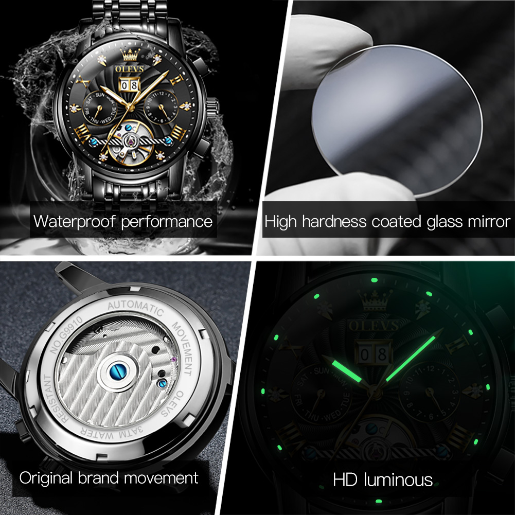OLEVS Classic Men's Watches To - Omega Watch Constellation review and price