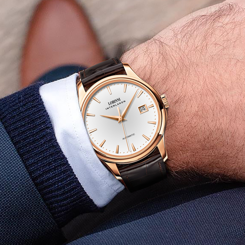 LOBINNI L12026 Men's Mechanica - Omega Watch Constellation review and price
