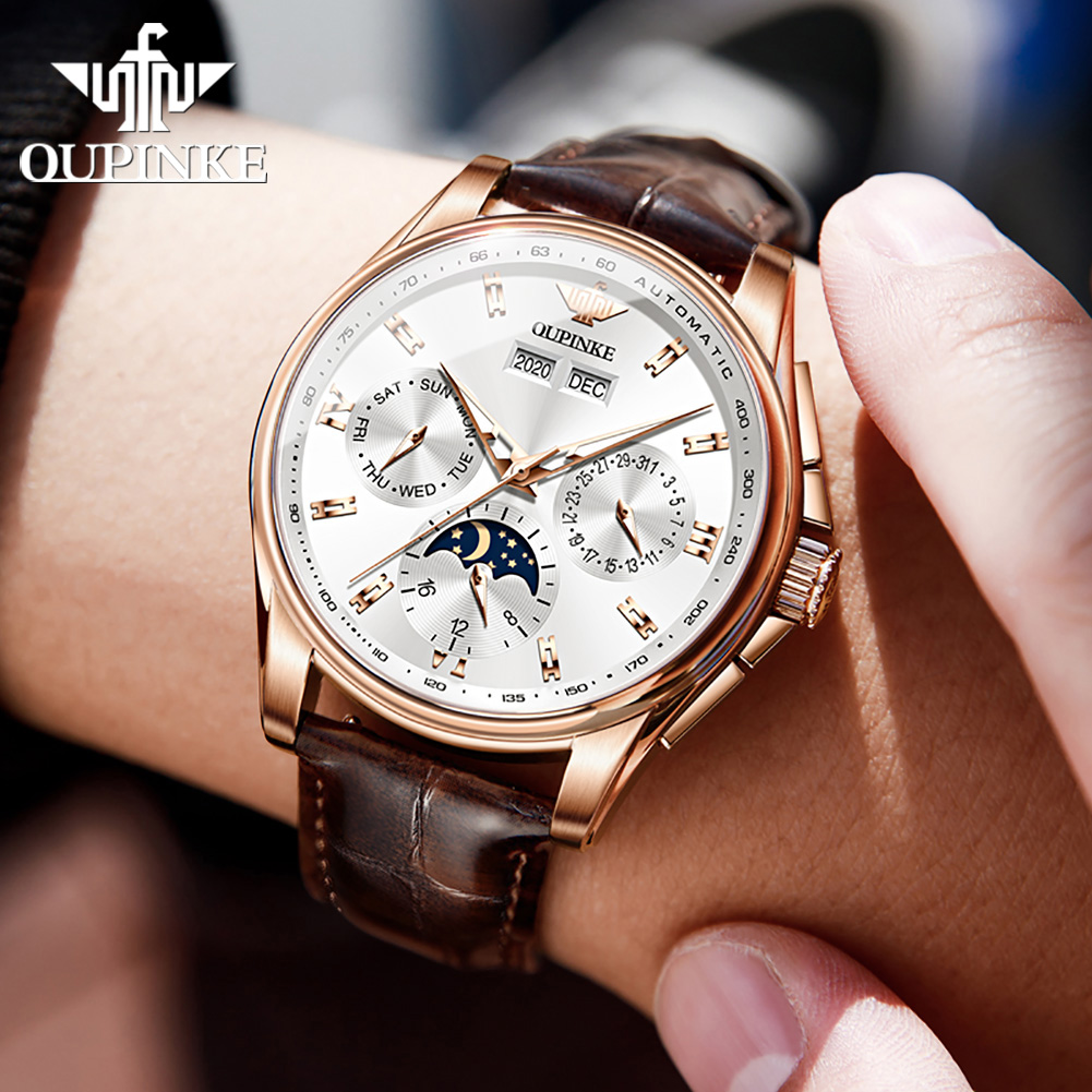 OUPINKE 3189 Classic Men's Wat - Seiko Watch Presage review and price
