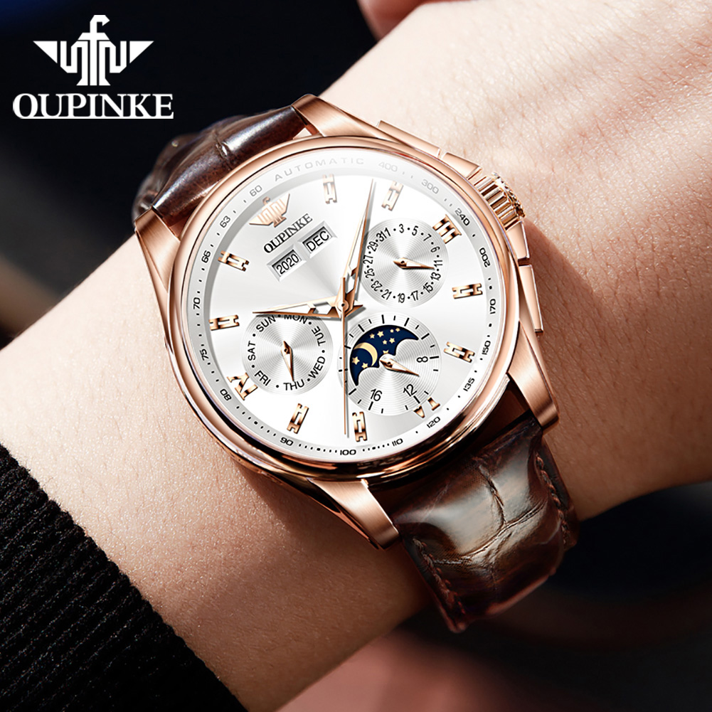 OUPINKE 3189 Classic Men's Wat - Seiko Watch Presage review and price
