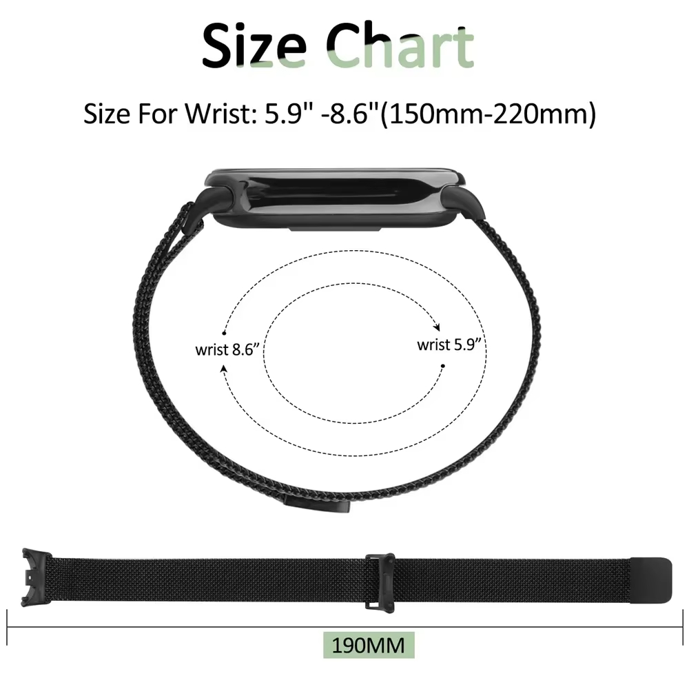 Metal Milanese Loop Strap For  - Milanese Loop Magnetic review and price
